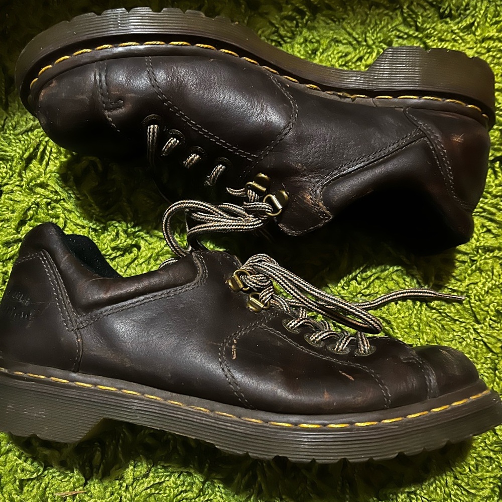 Brown Doc Marten Oxfords